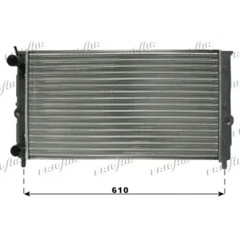 Radiateur, refroidissement du moteur FRIGAIR 0104.1010