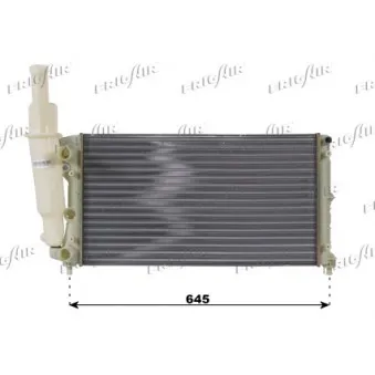 Radiateur, refroidissement du moteur FRIGAIR 0104.3003