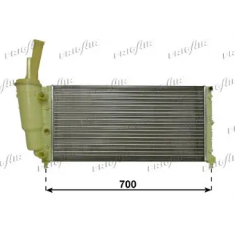 Radiateur, refroidissement du moteur FRIGAIR 0104.3007