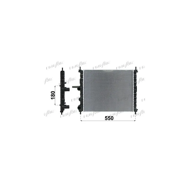 Radiateur, refroidissement du moteur FRIGAIR 0104.3020