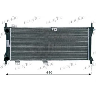Radiateur, refroidissement du moteur FRIGAIR 0104.3038