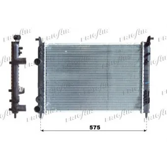 Radiateur, refroidissement du moteur FRIGAIR 0104.3045
