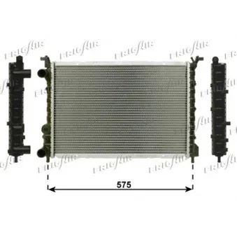 Radiateur, refroidissement du moteur FRIGAIR 0104.3046