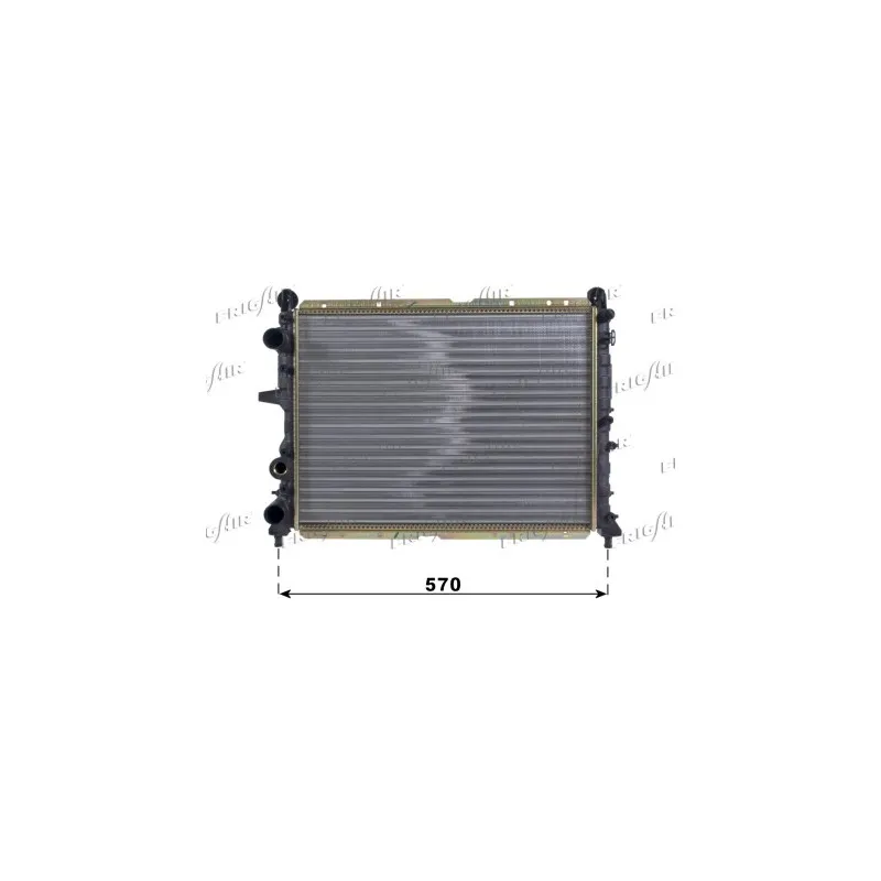Radiateur, refroidissement du moteur FRIGAIR 0104.3067
