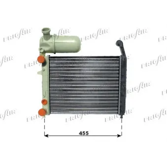 Radiateur, refroidissement du moteur FRIGAIR 0104.3072