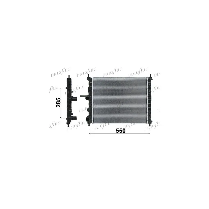 Radiateur, refroidissement du moteur FRIGAIR 0104.3088