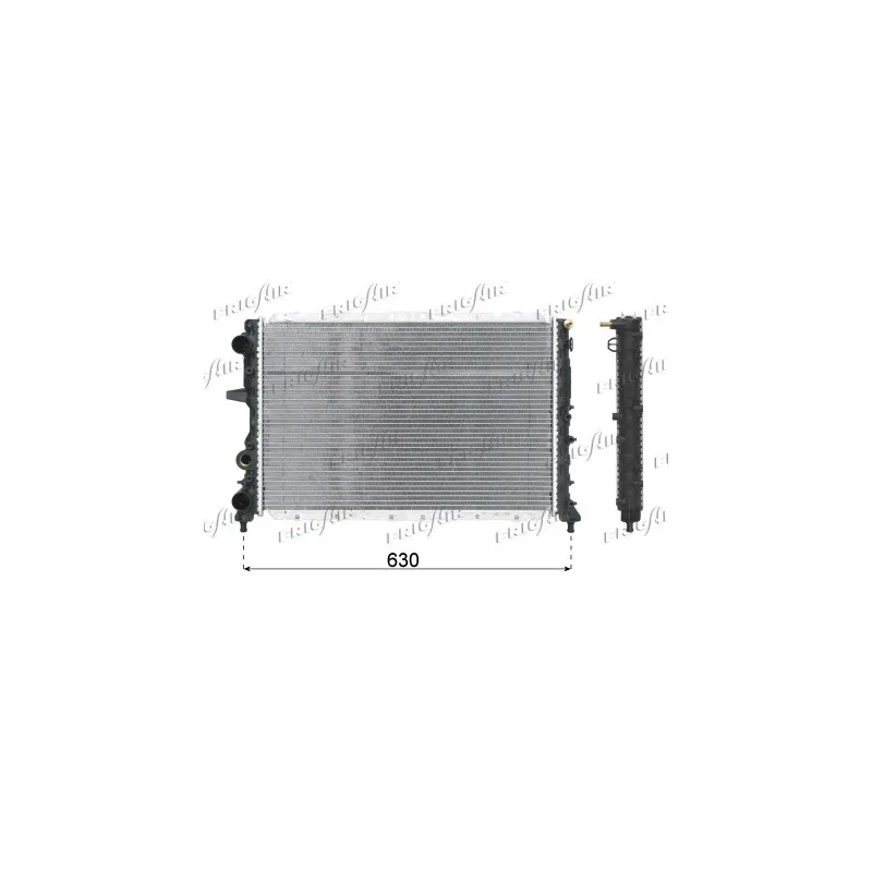 Radiateur, refroidissement du moteur FRIGAIR 0104.3102