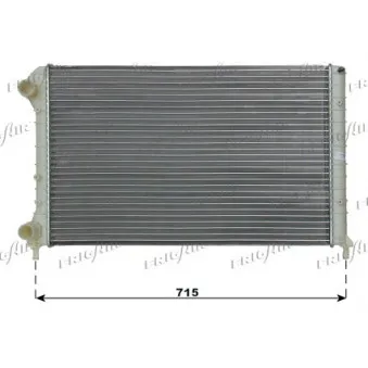 Radiateur, refroidissement du moteur FRIGAIR 0104.3104