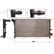 Radiateur, refroidissement du moteur FRIGAIR 0104.3118 - Visuel 1