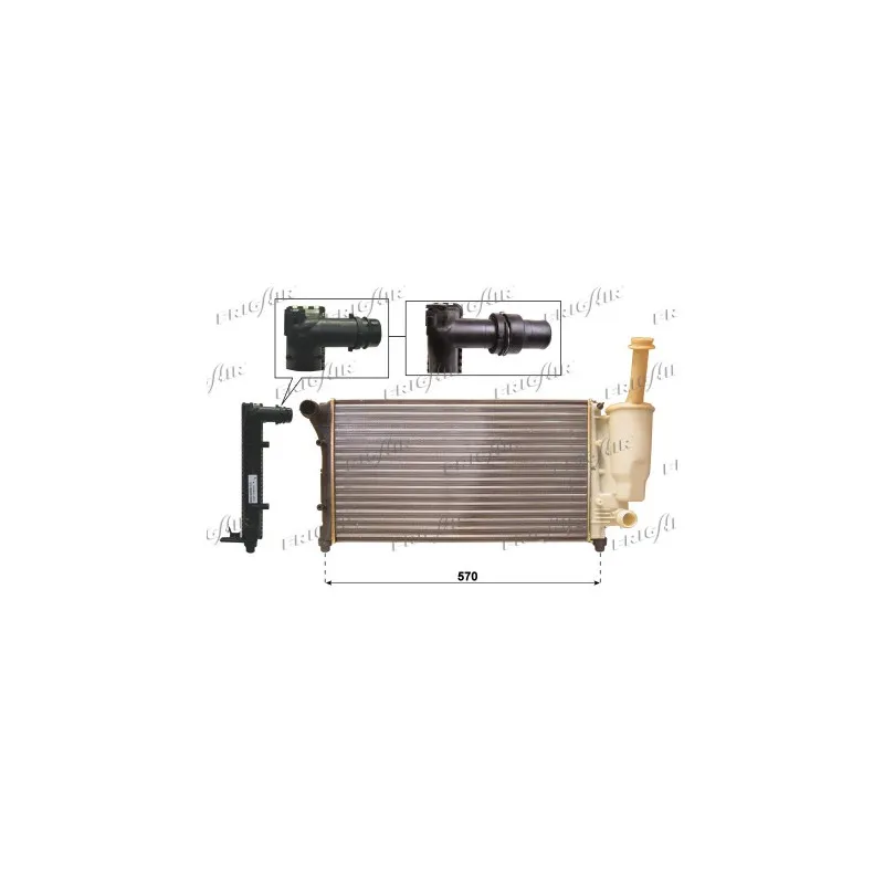 Radiateur, refroidissement du moteur FRIGAIR 0104.3119