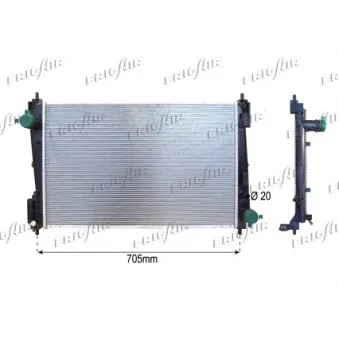 Radiateur, refroidissement du moteur FRIGAIR