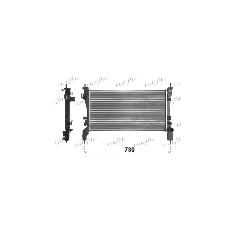 Radiateur, refroidissement du moteur FRIGAIR 0104.3154