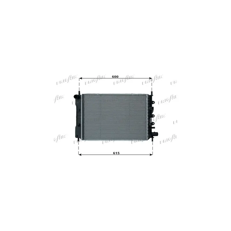 Radiateur, refroidissement du moteur FRIGAIR 0105.2040