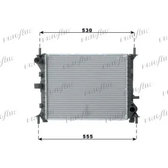 Radiateur, refroidissement du moteur FRIGAIR 0105.3056