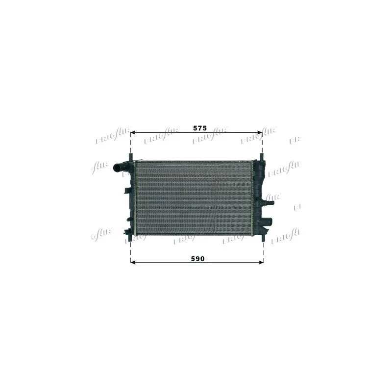 Radiateur, refroidissement du moteur FRIGAIR 0105.3062