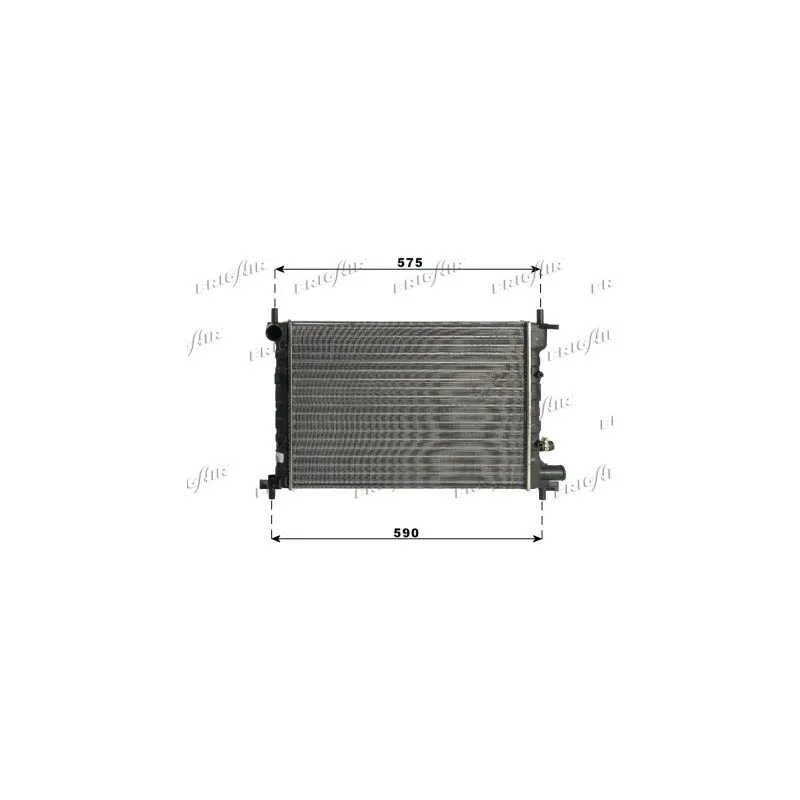 Radiateur, refroidissement du moteur FRIGAIR 0105.3063