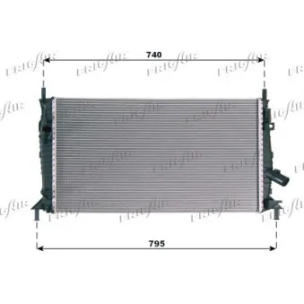 Radiateur, refroidissement du moteur FRIGAIR