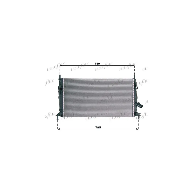 Radiateur, refroidissement du moteur FRIGAIR 0105.3081