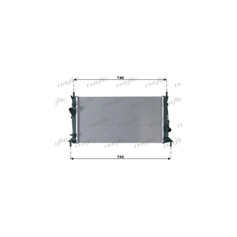 Radiateur, refroidissement du moteur FRIGAIR 0105.3084