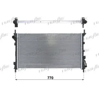 Radiateur, refroidissement du moteur FRIGAIR 0105.3100