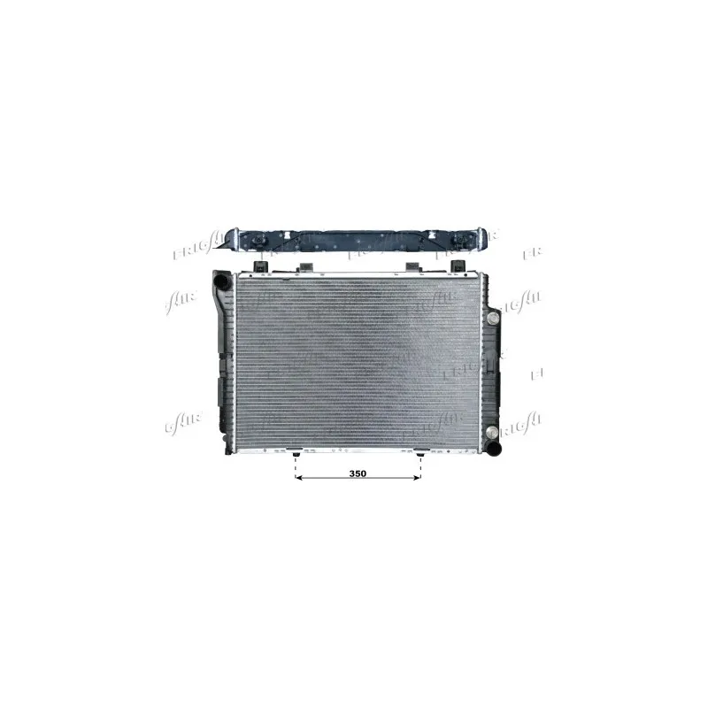 Radiateur, refroidissement du moteur FRIGAIR 0106.3001