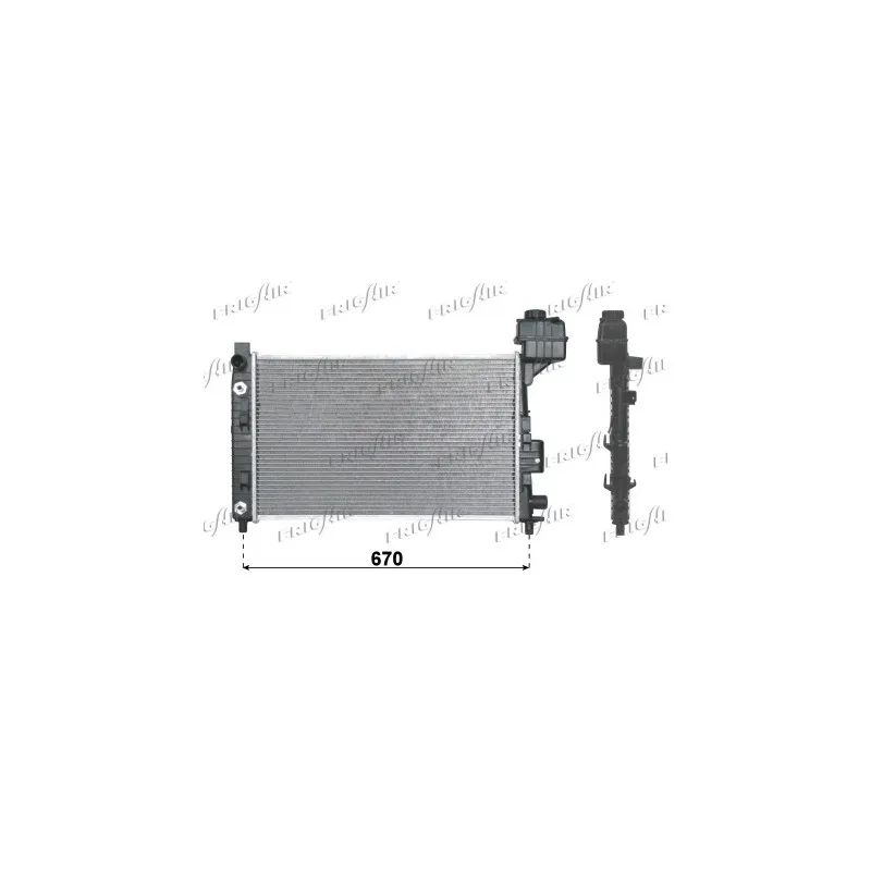 Radiateur, refroidissement du moteur FRIGAIR 0106.3005