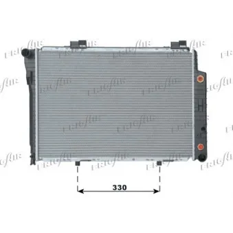 Radiateur, refroidissement du moteur FRIGAIR 0106.3054