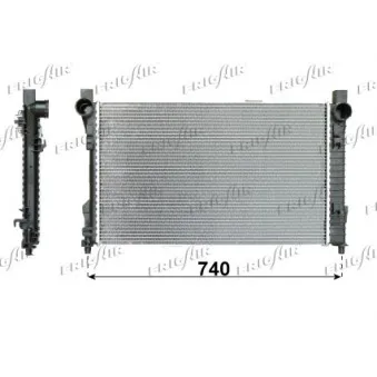 Radiateur, refroidissement du moteur FRIGAIR 0106.3086