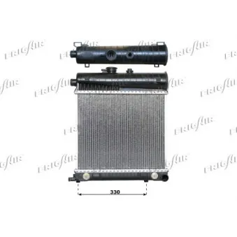 Radiateur, refroidissement du moteur FRIGAIR 0106.3087