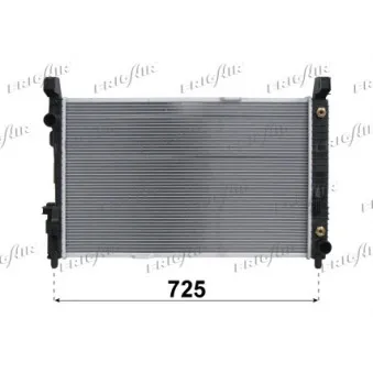 Radiateur, refroidissement du moteur FRIGAIR 0106.3101
