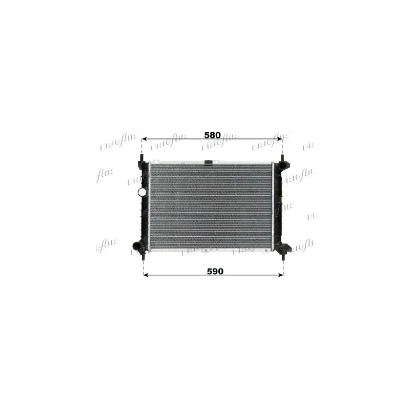 Radiateur, refroidissement du moteur FRIGAIR 0107.2046