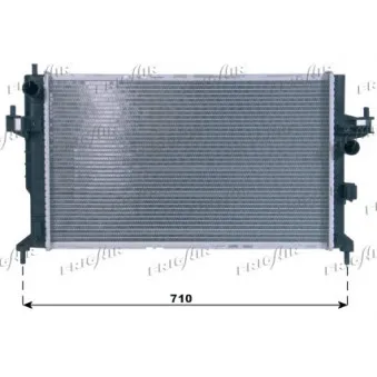 Radiateur, refroidissement du moteur FRIGAIR 0107.3005