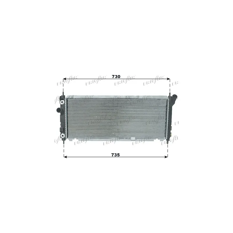 Radiateur, refroidissement du moteur FRIGAIR 0107.3044
