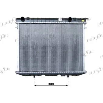 Radiateur, refroidissement du moteur FRIGAIR 0107.3051