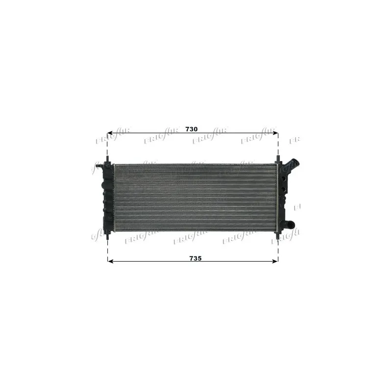 Radiateur, refroidissement du moteur FRIGAIR 0107.3064