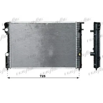 Radiateur, refroidissement du moteur FRIGAIR 0107.3067