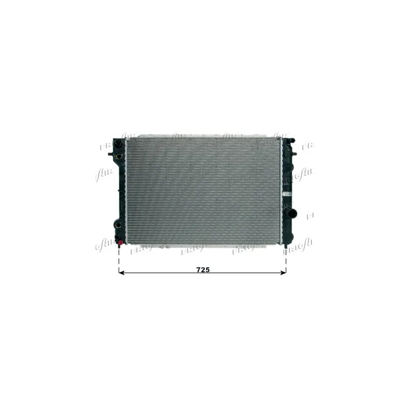 Radiateur, refroidissement du moteur FRIGAIR 0107.3072