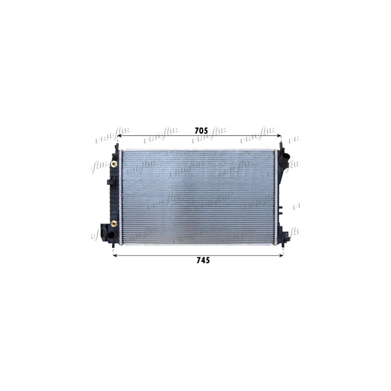Radiateur, refroidissement du moteur FRIGAIR 0107.3079
