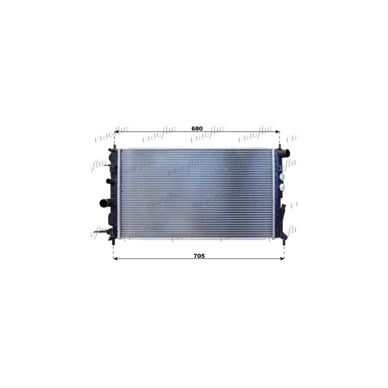 Radiateur, refroidissement du moteur FRIGAIR 0107.3081