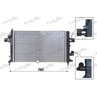 Radiateur, refroidissement du moteur FRIGAIR