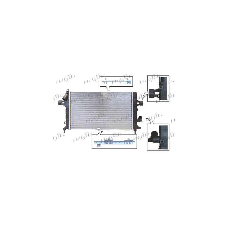 Radiateur, refroidissement du moteur FRIGAIR 0107.3090
