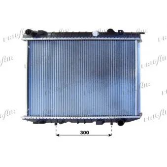 Radiateur, refroidissement du moteur FRIGAIR 0107.3093