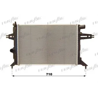Radiateur, refroidissement du moteur FRIGAIR 0107.3099