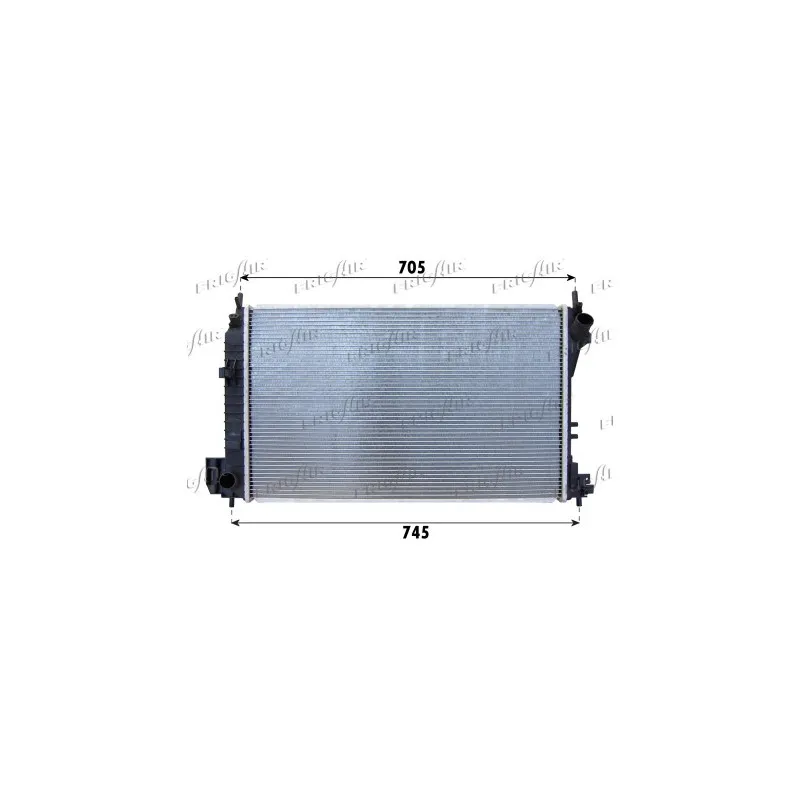 Radiateur, refroidissement du moteur FRIGAIR 0107.3102