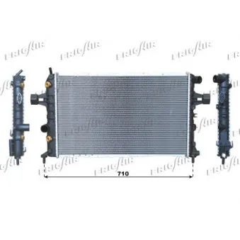 Radiateur, refroidissement du moteur FRIGAIR 0107.3109