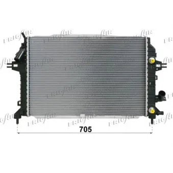 Radiateur, refroidissement du moteur FRIGAIR 0107.3117