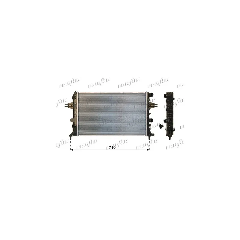 Radiateur, refroidissement du moteur FRIGAIR 0107.3126