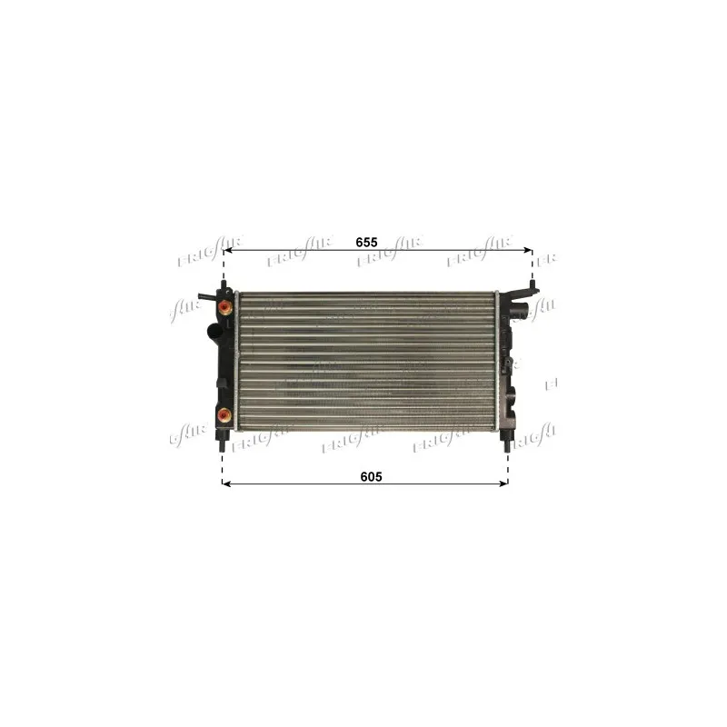 Radiateur, refroidissement du moteur FRIGAIR 0107.3134