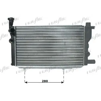 Radiateur, refroidissement du moteur FRIGAIR 0108.1011