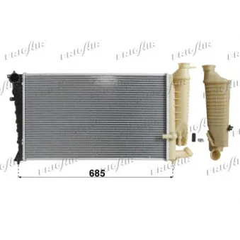 Radiateur, refroidissement du moteur FRIGAIR 0108.2055